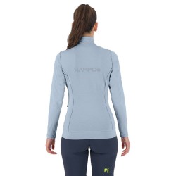 Fleece for kvinner Karpos Pomedes Full-Zip Fleece tåke
